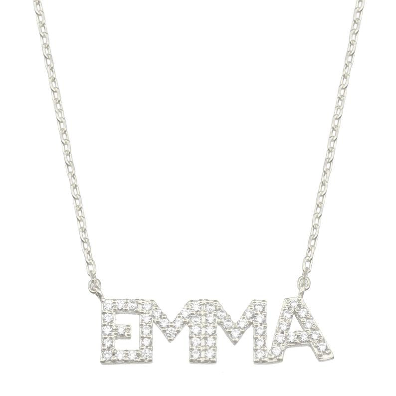 Emma Diamond Name Necklace