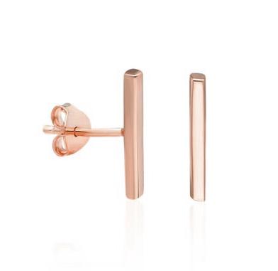 Gold Bar Studs