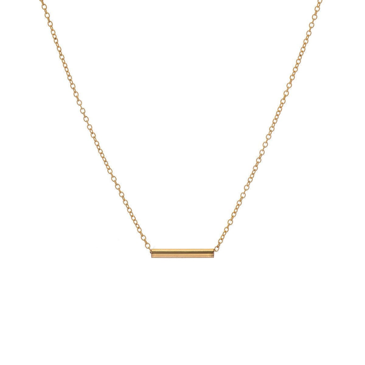 Gold Bar Necklace