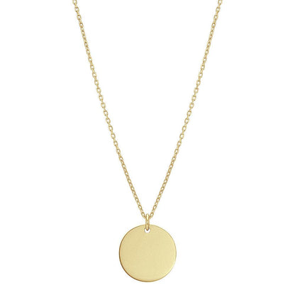 Disc Pendant Necklace