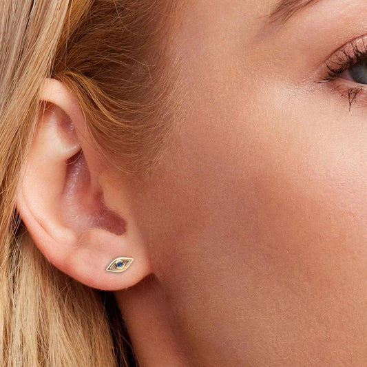 Evil Eye Stud Earrings