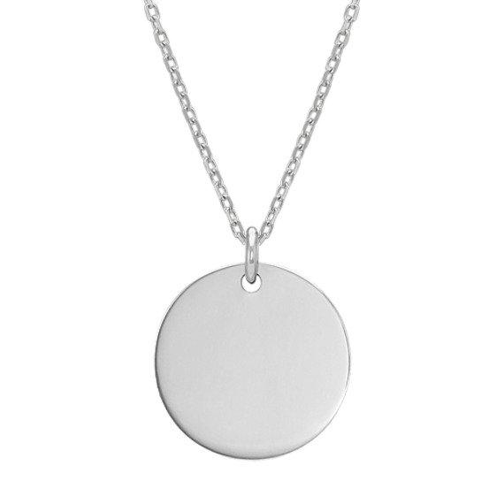 Disc Pendant Necklace