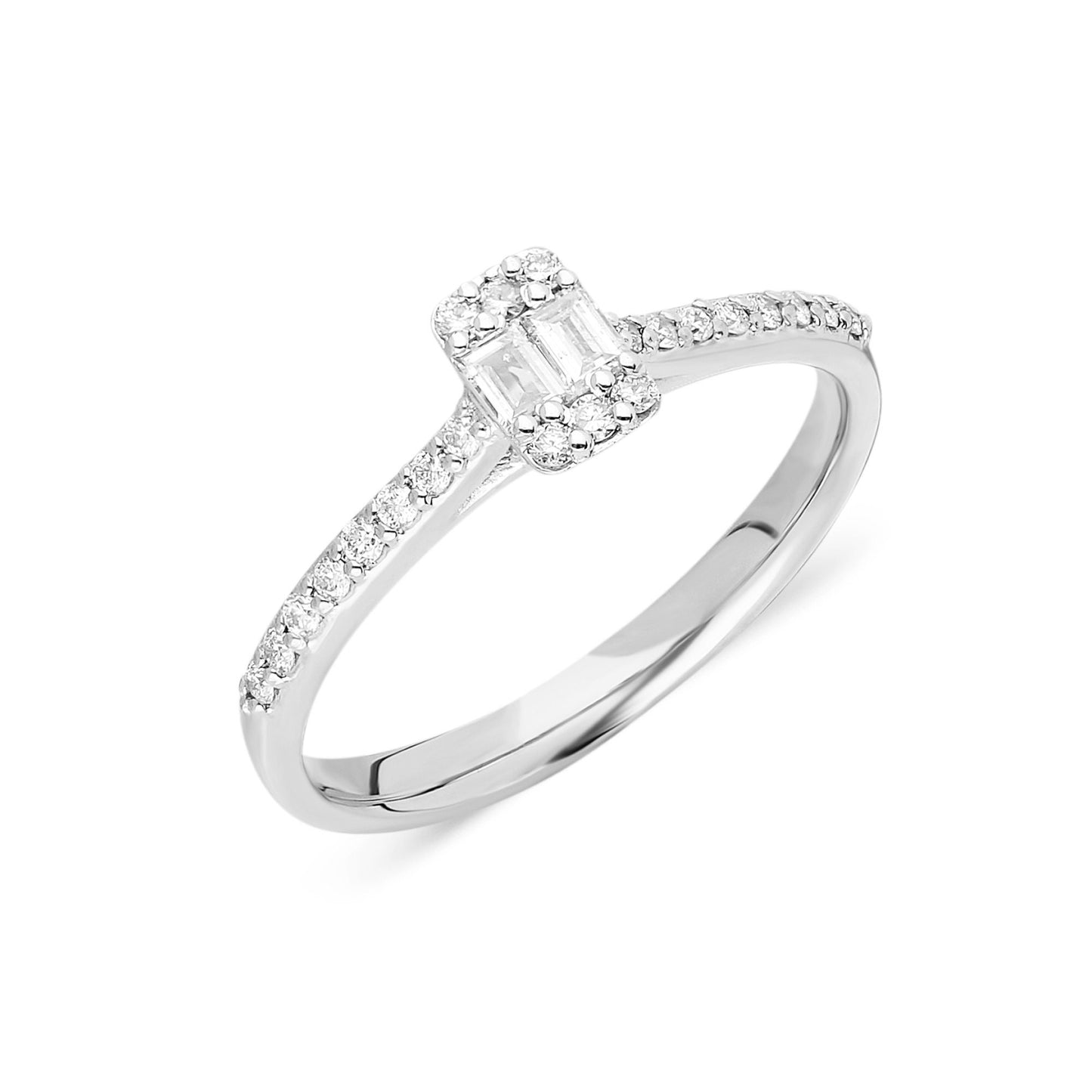 Baguette Diamond Stacking Ring