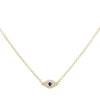 Sapphire Evil Eye Necklace