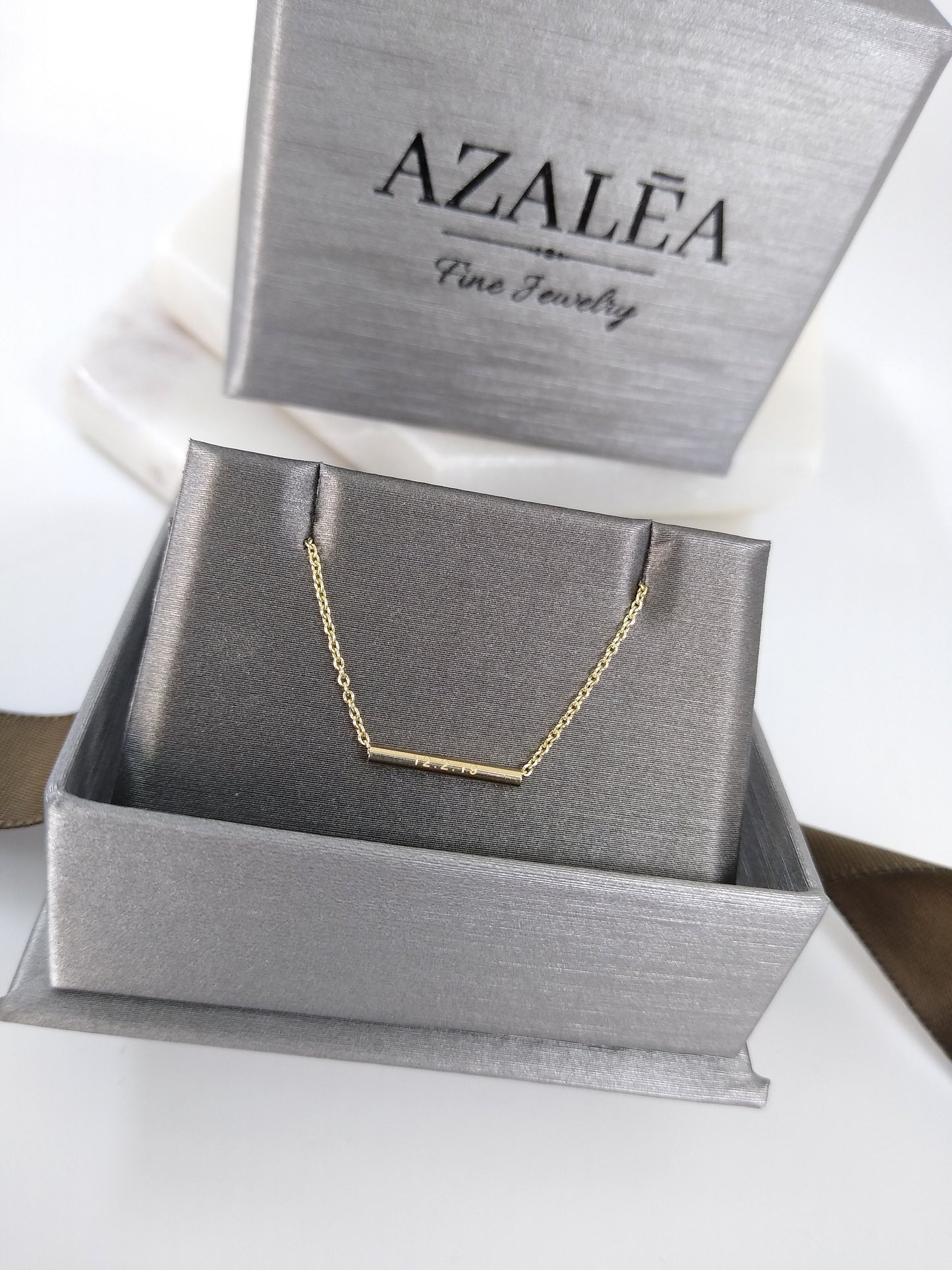 Gold Bar Necklace