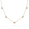 Heart Station Diamond Necklace