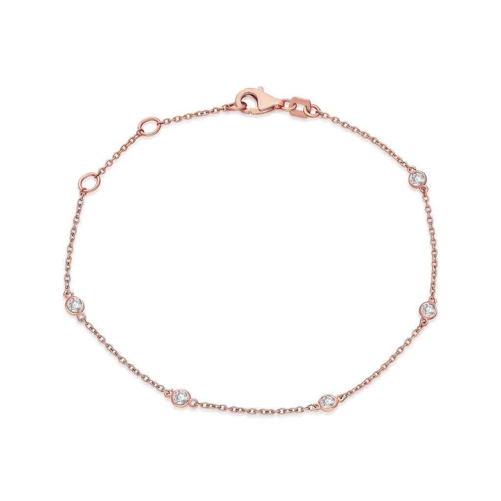 Diamond By the Yard Station Bracelet