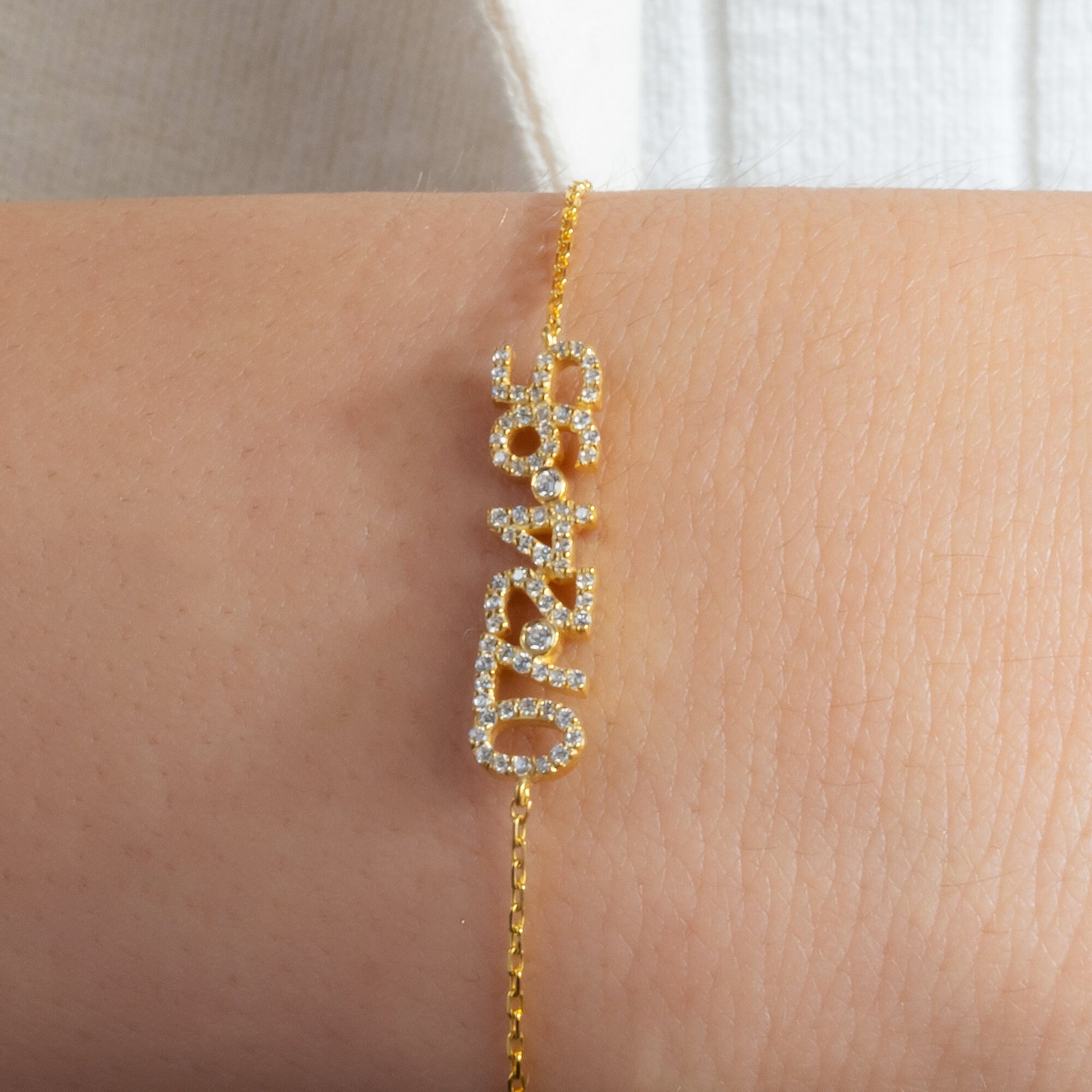 Diamond Date Bracelet/ 14k Gold and Diamond Date Bracelet/ Diamond Coordiante Bracelet / Diamond Birthdate Bracelet