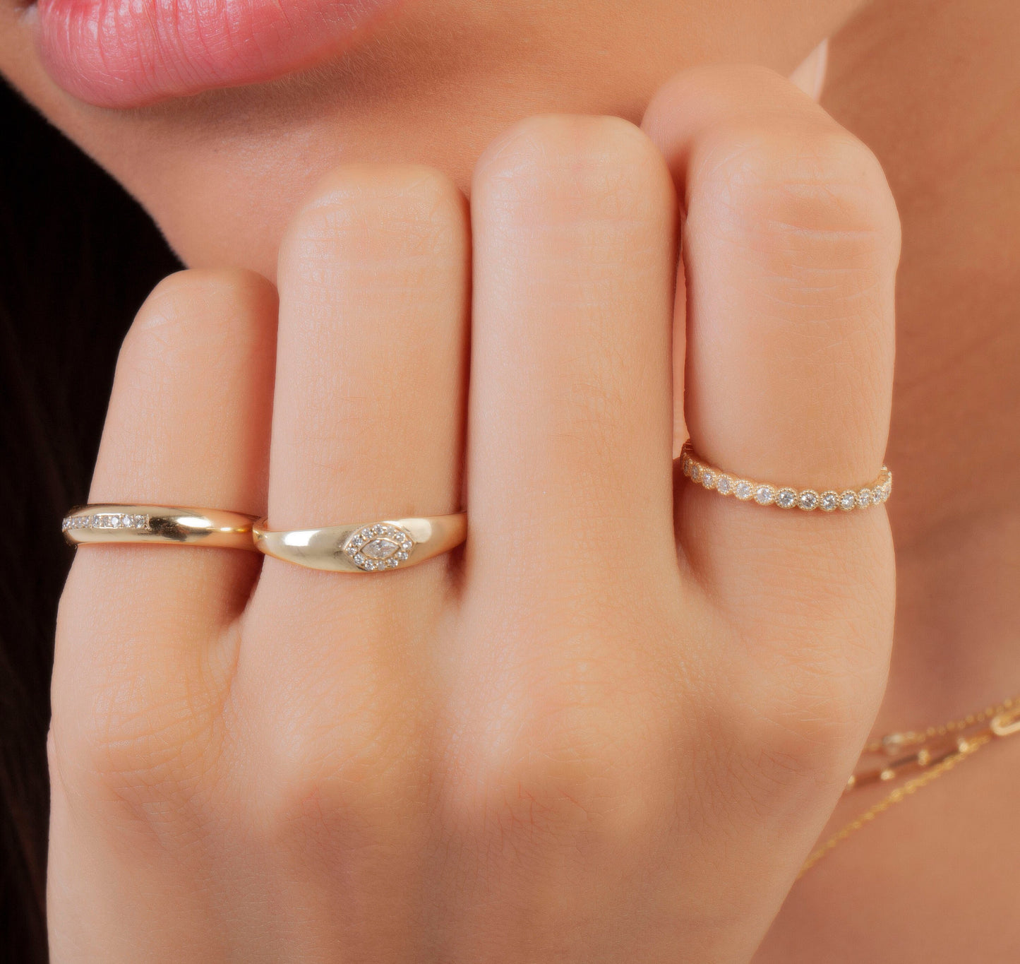Diamond Wedding Band / 14k Gold Half Eternity Channel Set Diamond Wedding Ring / Diamond Anniversary Ring / Birthday Gift / Wedding Gift