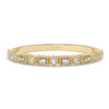 Baguette Diamond Stacking Ring / 14k Gold Baguette Diamond Wedding Ring / Diamond Wedding Band / Anniversary Gift / Diamond Gift Ideas