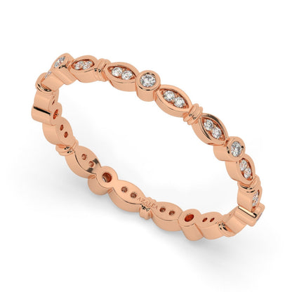 Floating Diamond Eternity Band