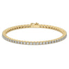 1 - 4 CT Diamond Tennis Bracelet / 14k Classic 4 Prong Diamond Bracelet / Linear Diamond Tennis Bracelet / Birthday Gift / Holiday Gift