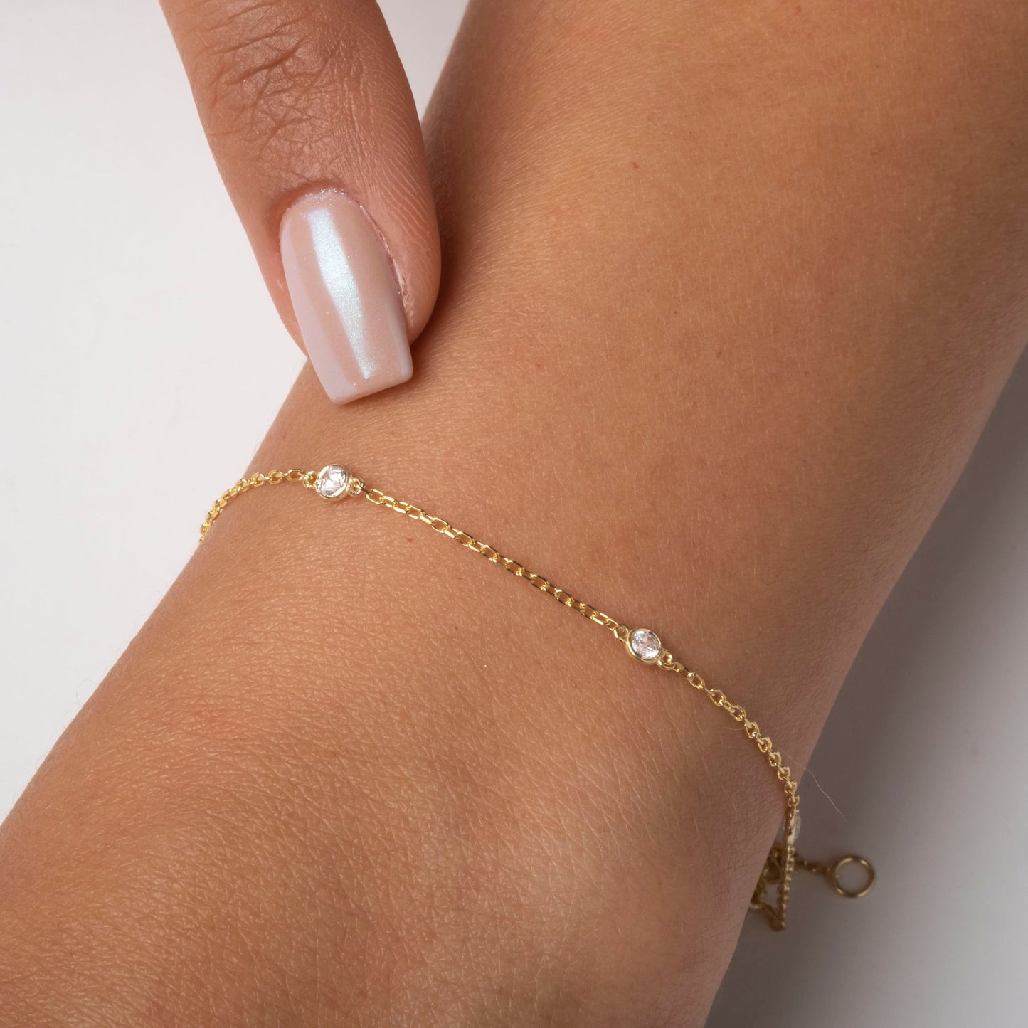 Diamond By the Yard Station Bracelet