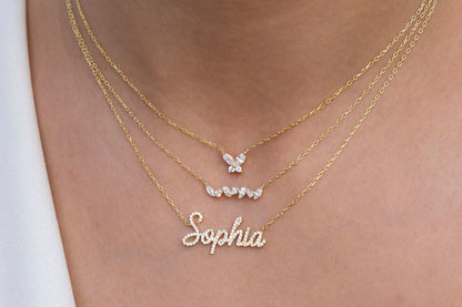Diamond Name Necklace