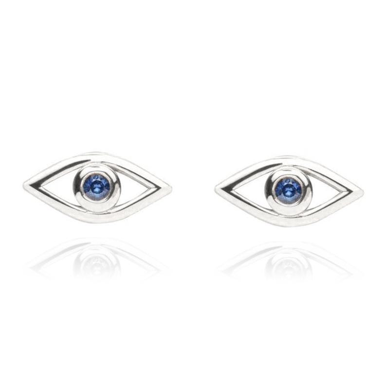 Evil Eye Stud Earrings