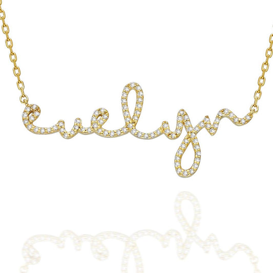 Diamond Name Necklace