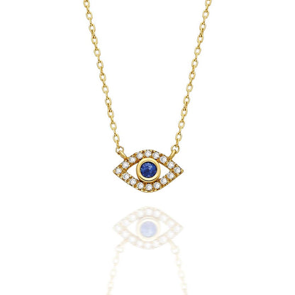 Diamond Evil Eye Necklace