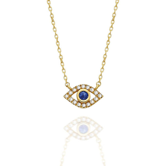 Diamond Evil Eye Necklace