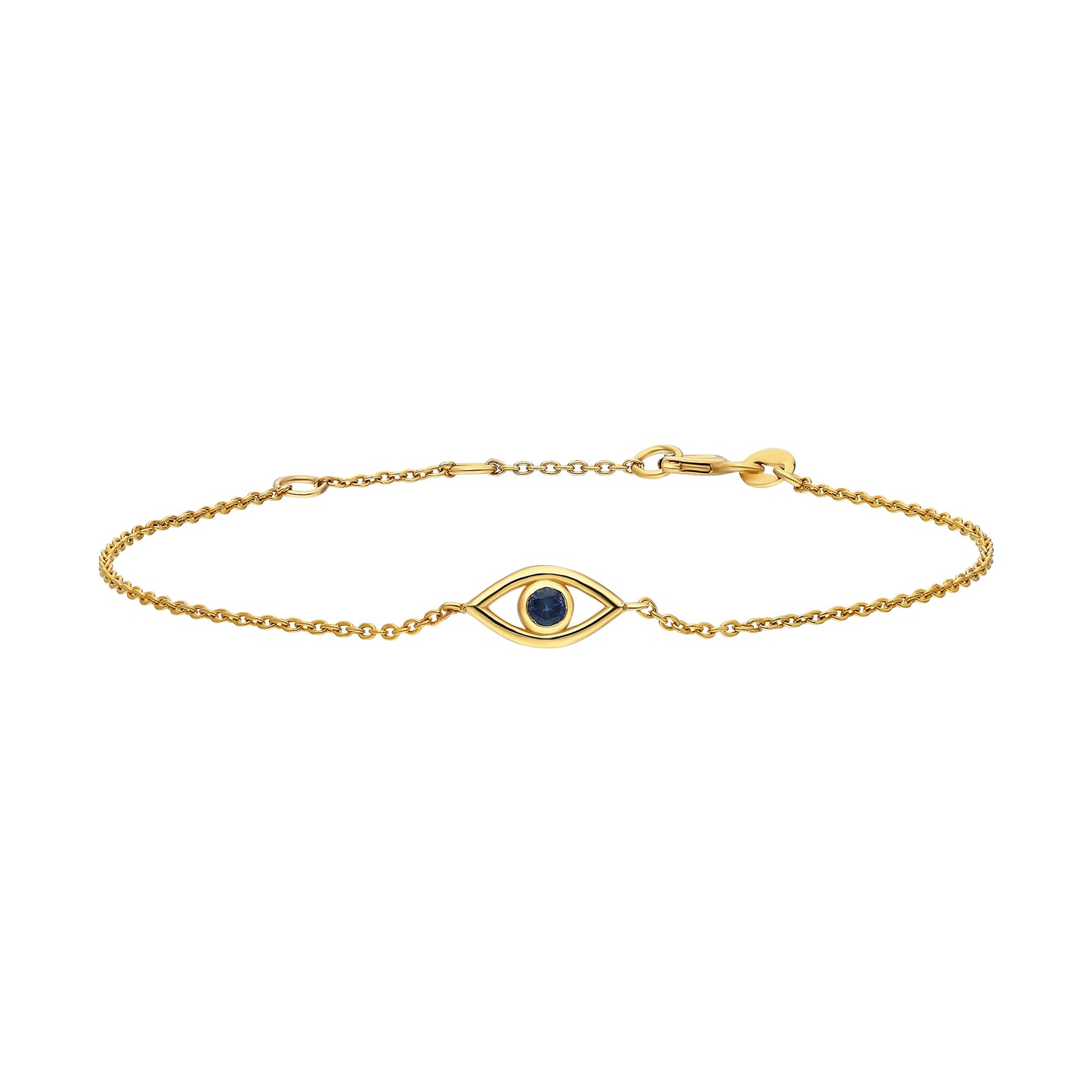 Evil Eye Sapphire/Ruby/Emerald Bracelet