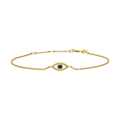 Evil Eye Sapphire/Ruby/Emerald Bracelet