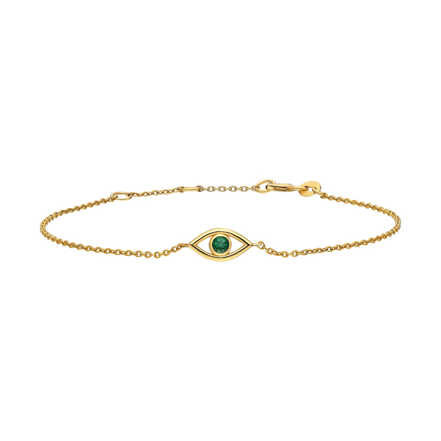 Evil Eye Sapphire/Ruby/Emerald Bracelet