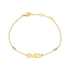 Name Block Lettering Bracelet
