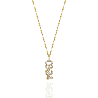 Date/Number Necklace