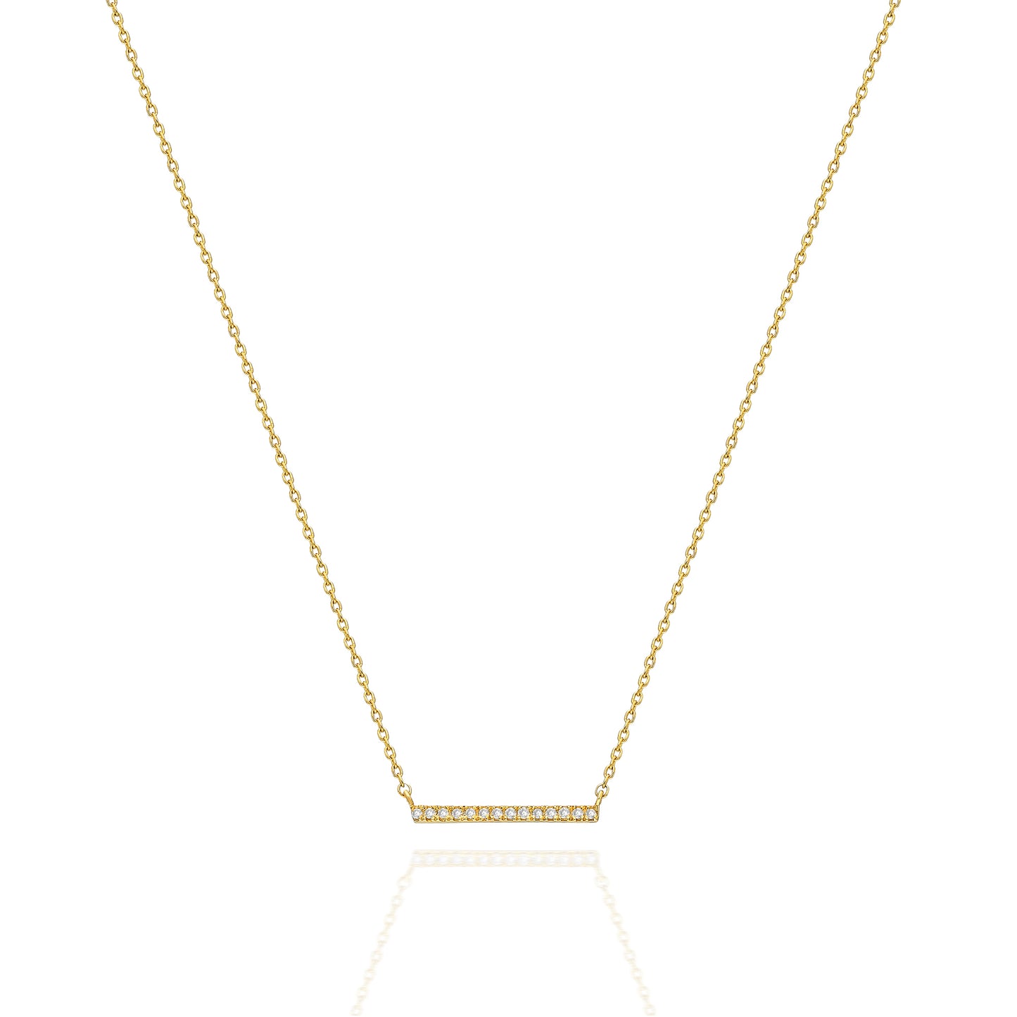 Bar Diamond Necklace