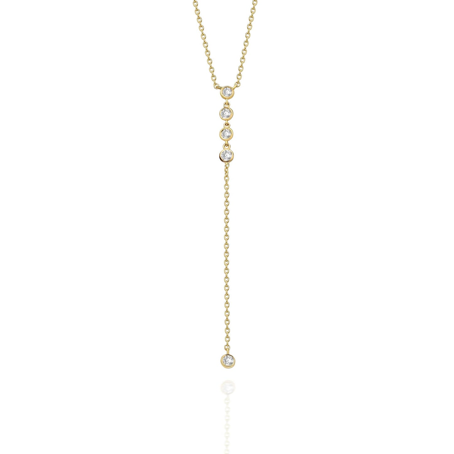 Diamond Lariat Necklace