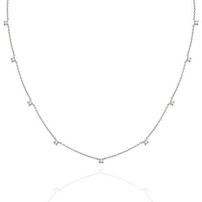 Diamond Station Necklace