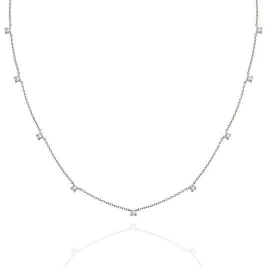 Diamond Station Necklace