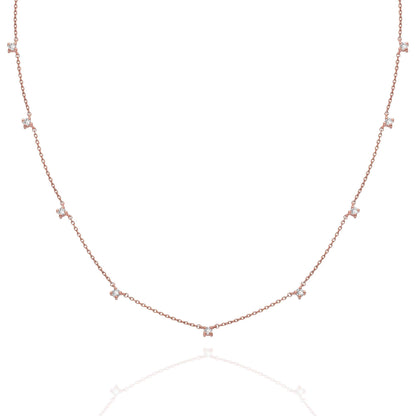Diamond Station Necklace