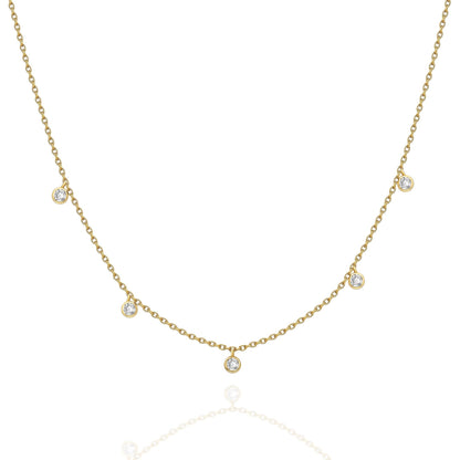 Diamond Station Necklace