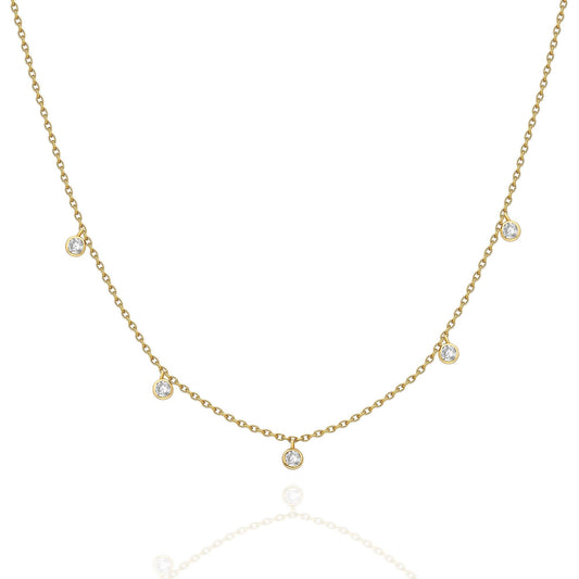 Diamond Station Necklace