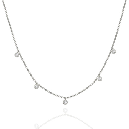 Diamond Station Necklace