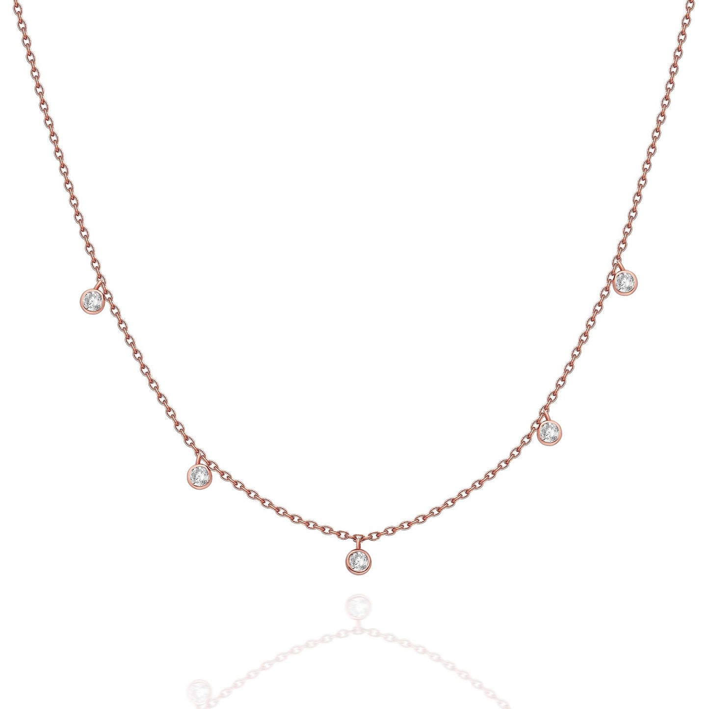 Diamond Station Necklace
