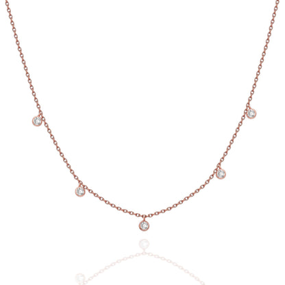 Diamond Station Necklace