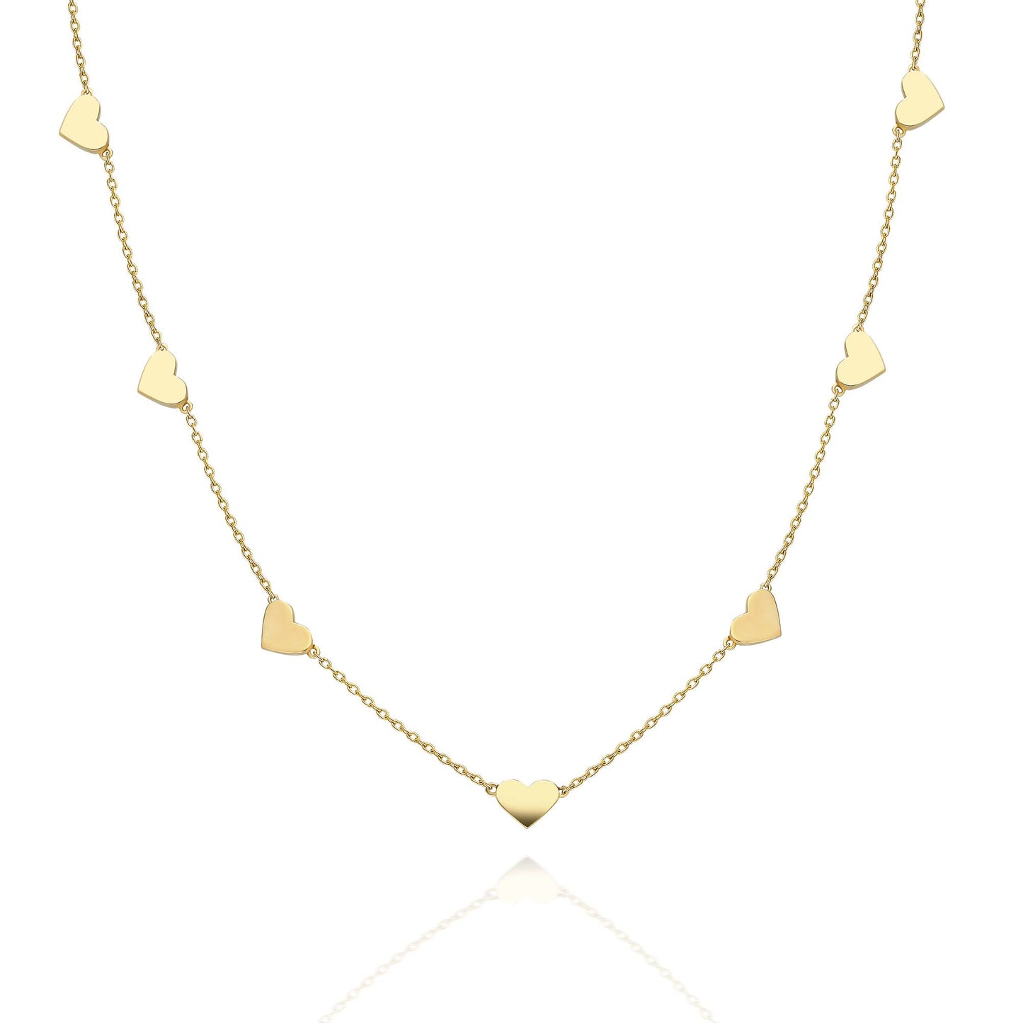 Heart Station Necklace