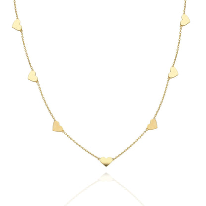 Heart Station Necklace