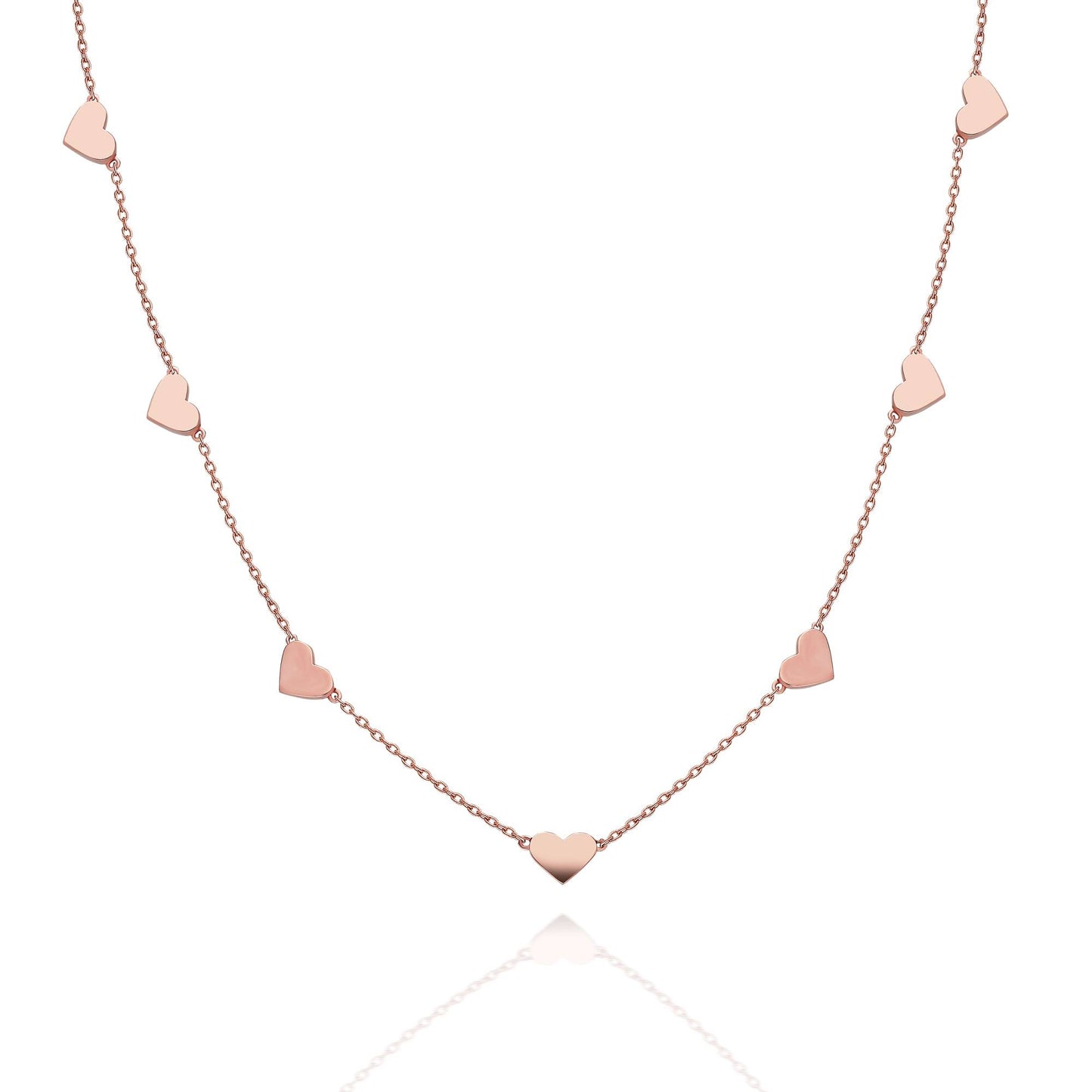 Heart Station Necklace
