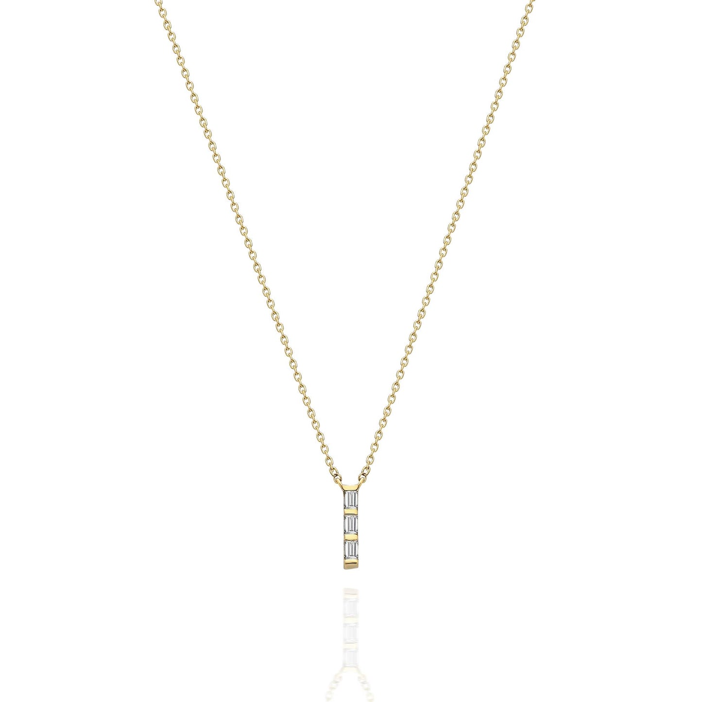 Diamond Bar Necklace