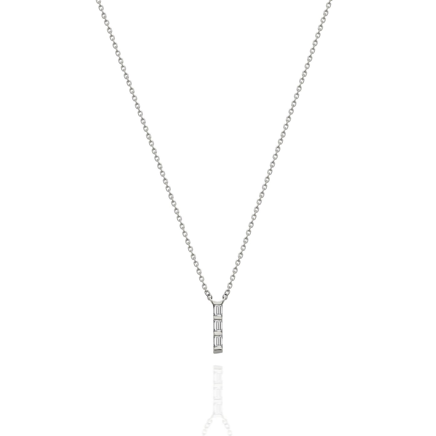 Diamond Bar Necklace