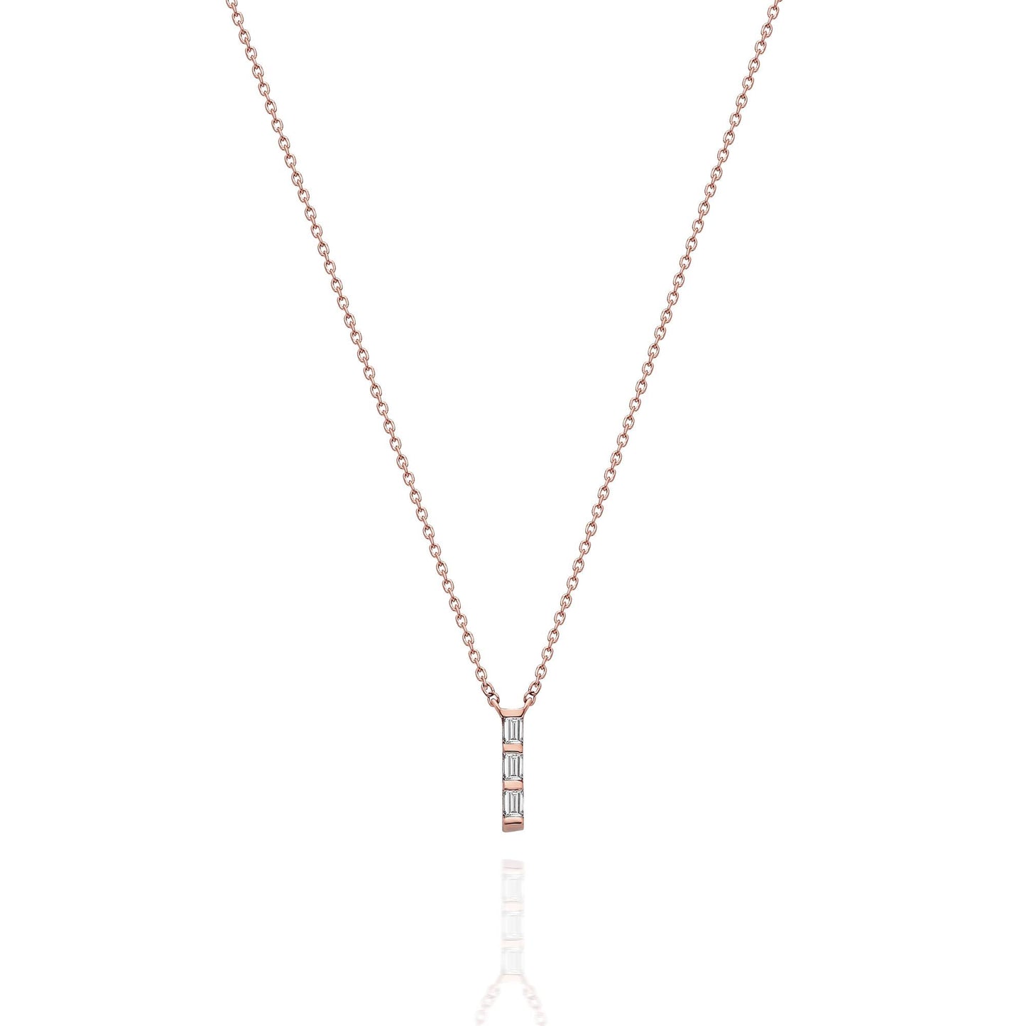 Diamond Bar Necklace