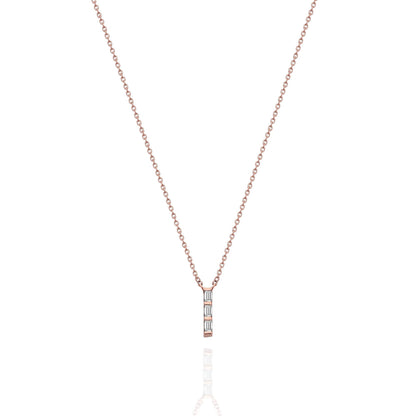 Diamond Bar Necklace