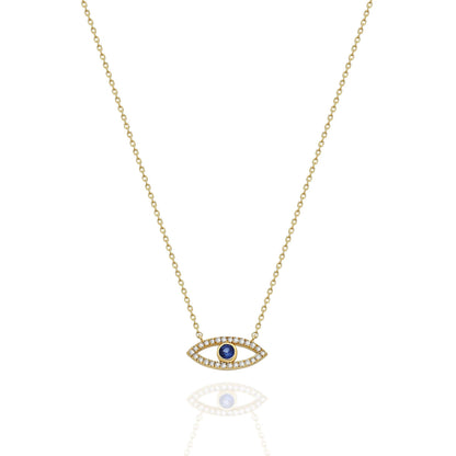 Diamond Evil Eye Necklace