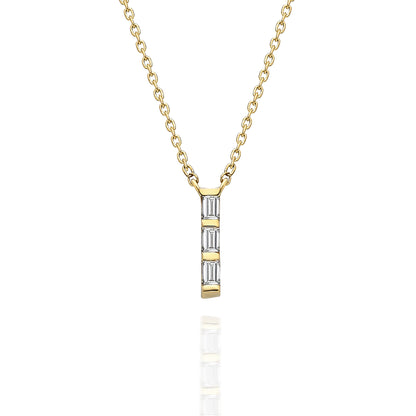 Diamond Bar Necklace