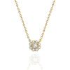 Diamond Halo Necklace