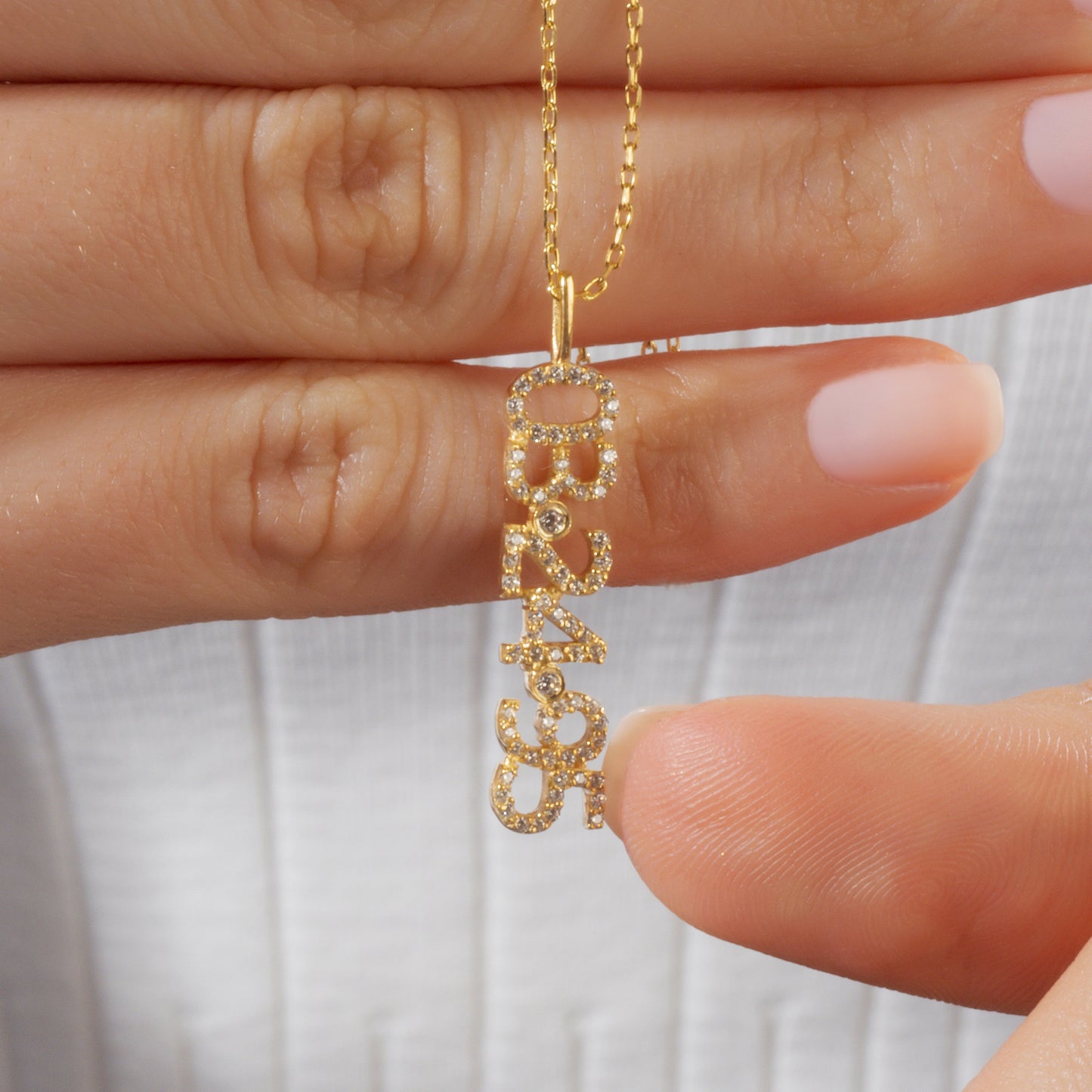 Date/Number Necklace
