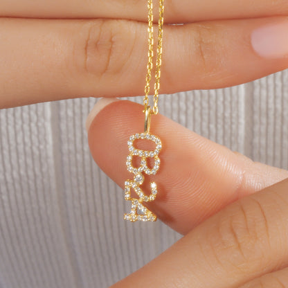Date/Number Necklace