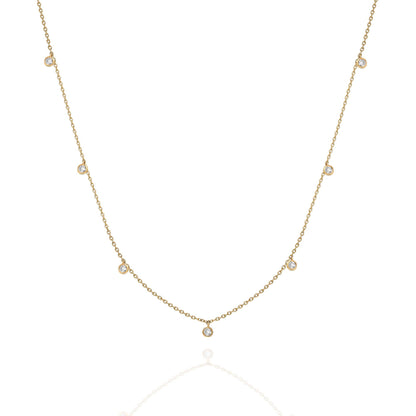 Diamond Station Necklace